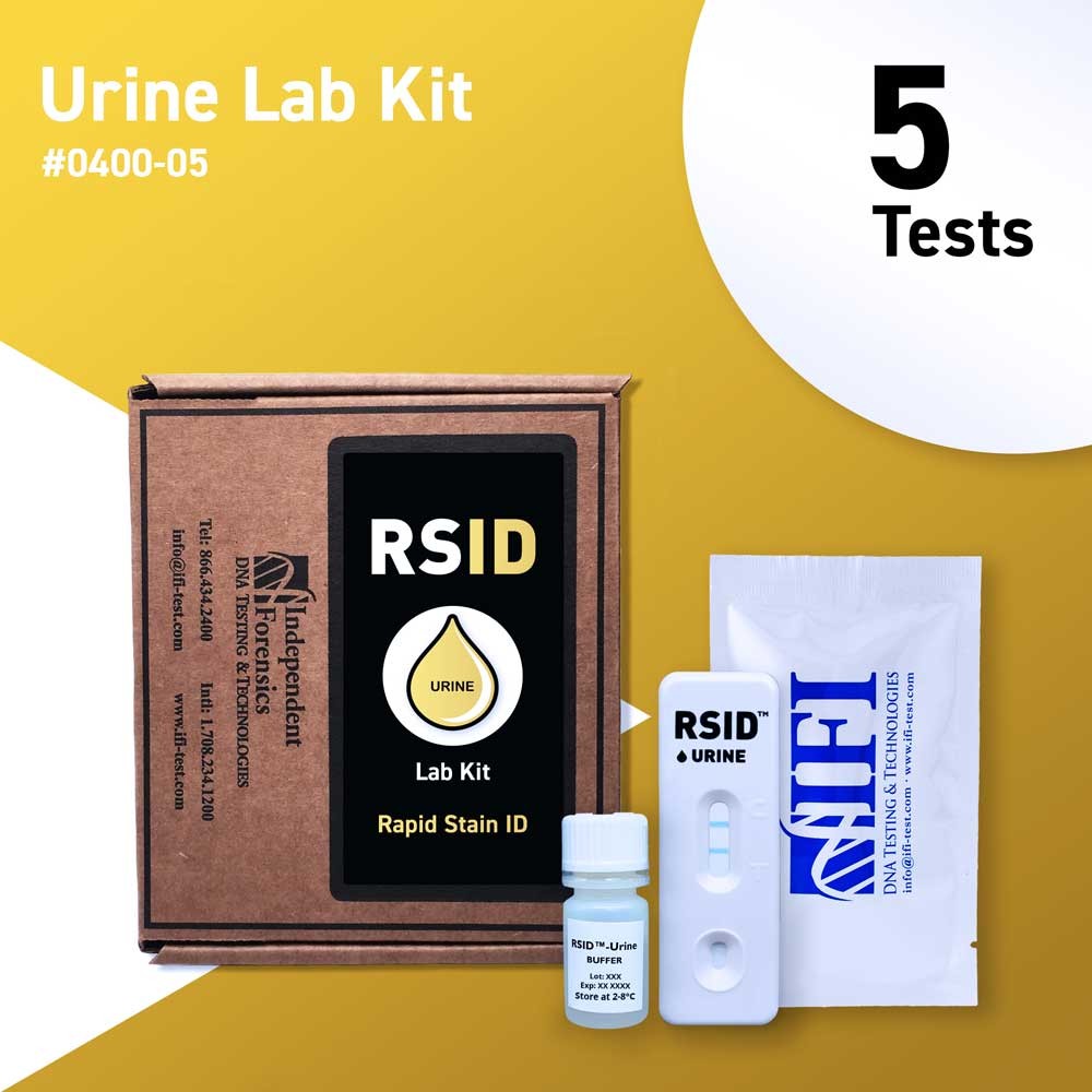 Picture of sku #0400-05 5 tests RSID Urine for lab